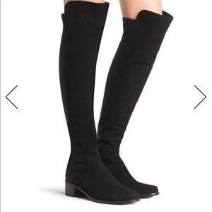 Stuart Weitzman Black Reserve Boots Sz. 8 & 1/2